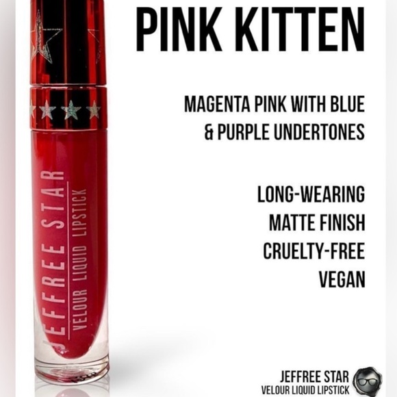 Jeffree Star NEW! Pink Kitty Velour Liquid Lipstick Long Lasting Matte Finish - Picture 4 of 5
